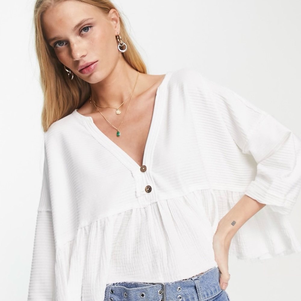 Free People Dallas Henley Top - Picture 4 of 10